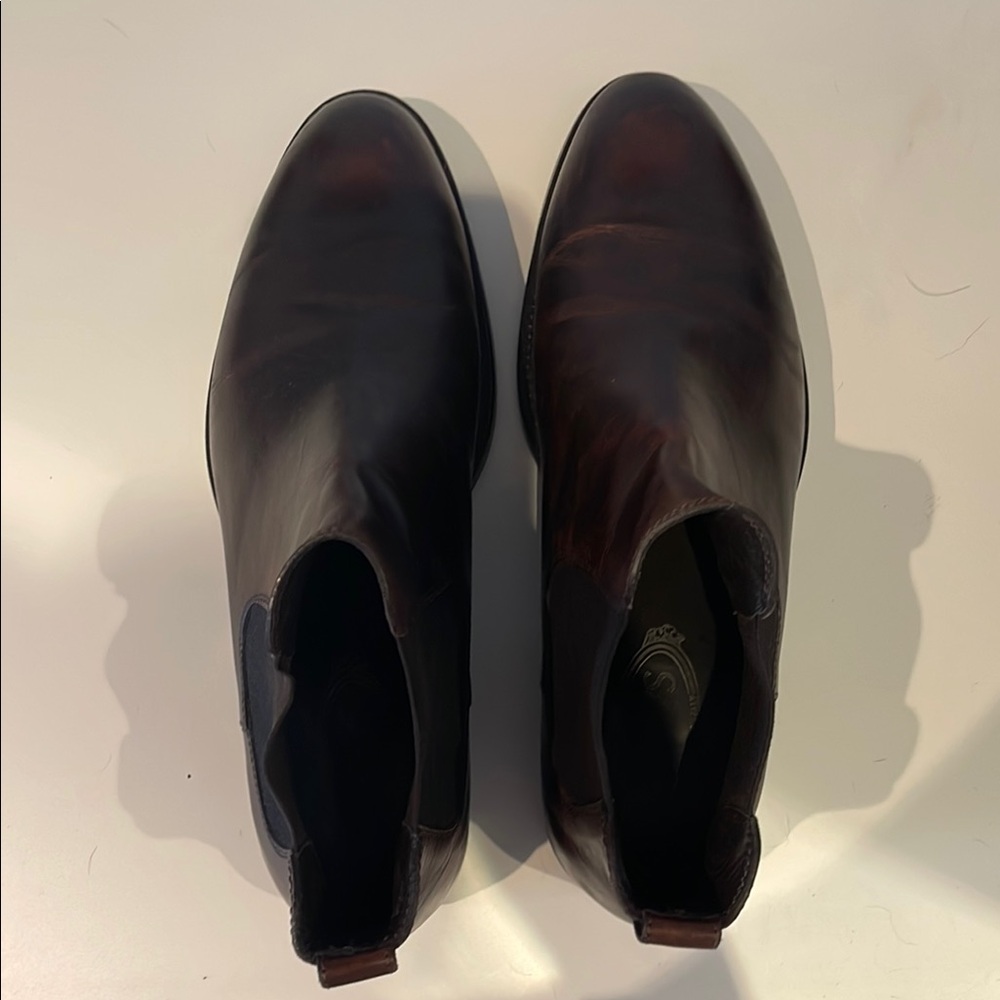 Men's Black Leather Tod’s Italian Boots